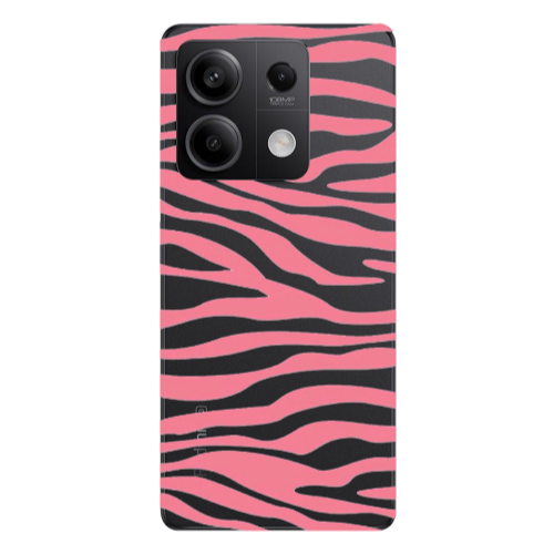 Xiaomi Redmi Note 13Pro 5G Pink Zebra Transparent Silicone TPU Θήκη