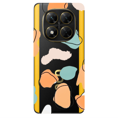 Xiaomi Poco X7 Colorful spots Transparent Silicone TPU Θήκη