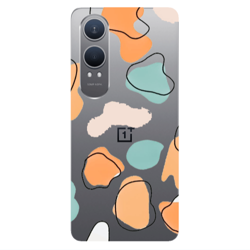 Oneplus Nord Ce 4 lite Colorful spots Transparent Silicone TPU Θήκη