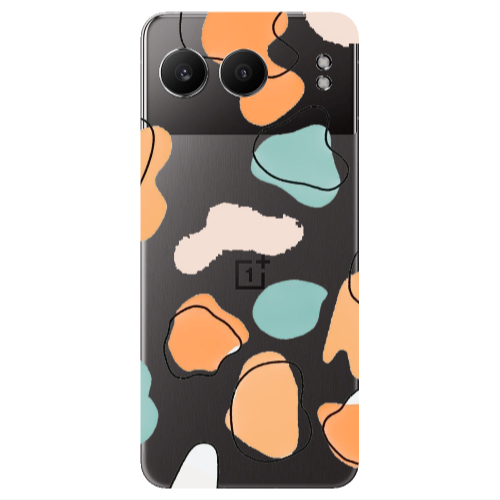 Oneplus Nord 4 Colorful spots Transparent Silicone TPU Θήκη