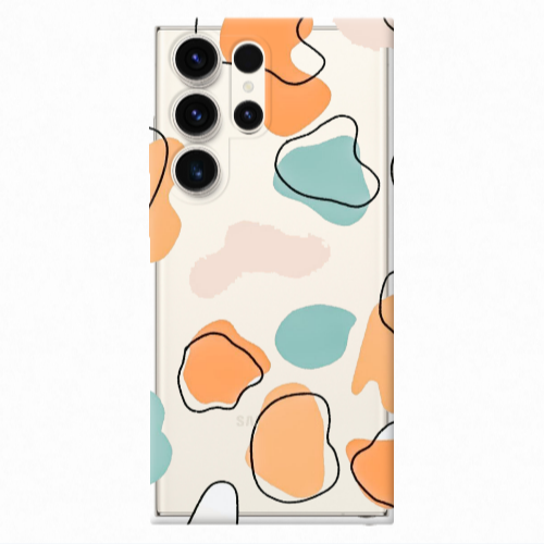 Samsung S25 Ultra Colorful spots Transparent Silicone TPU Θήκη