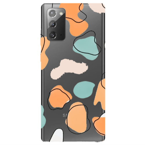 Samsung Note 20 Colorful spots Transparent Silicone TPU Θήκη