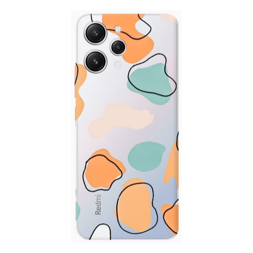 Xiaomi Redmi 12 Colorful spots Transparent Silicone TPU Θήκη