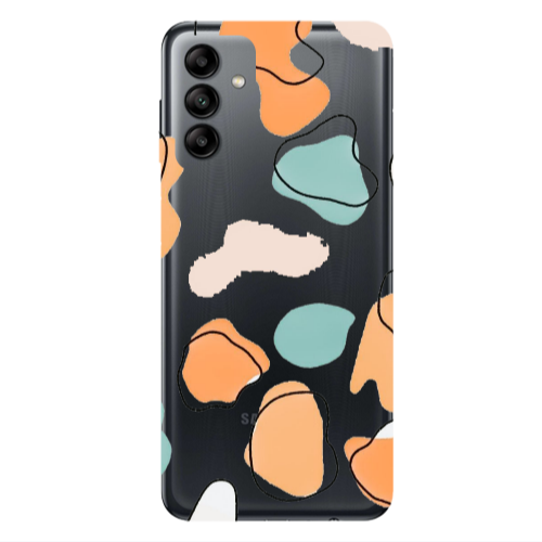 Samsung A13 5G Colorful spots Transparent Silicone TPU Θήκη