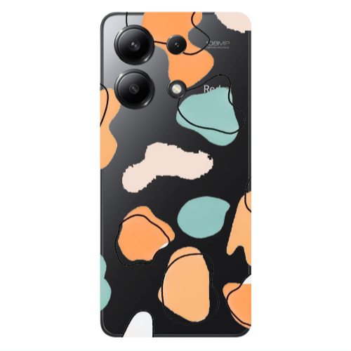 Xiaomi Redmi Note 13 4G Colorful spots Transparent Silicone TPU Θήκη