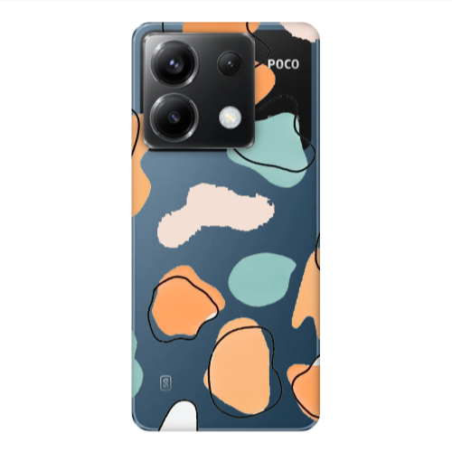 Xiaomi Poco X6 5G Colorful spots Transparent Silicone TPU Θήκη
