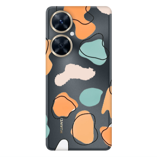 Huawei Nova 11i Colorful spots Transparent Silicone TPU Θήκη