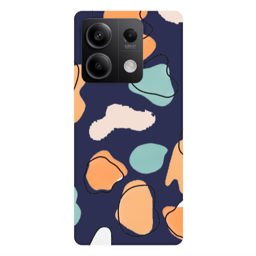 Xiaomi Redmi Note 13Pro 5G Colorful spots Dark blue Colored Silicone TPU Θήκη