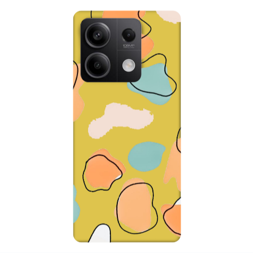 Xiaomi Redmi Note 13Pro 5G Colorful spots Yellow Colored Silicone TPU Θήκη