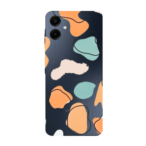 Samsung A06 Colorful spots Transparent Silicone TPU Θήκη