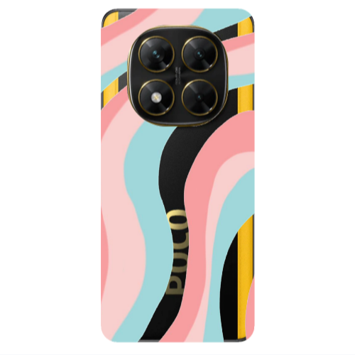 Xiaomi Poco X7 Colored lines Transparent Silicone TPU Θήκη