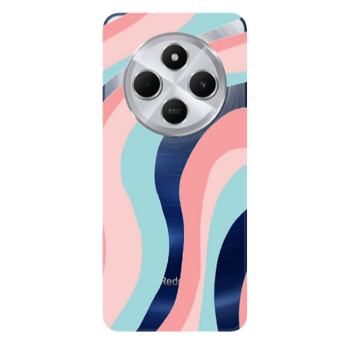 Xiaomi Redmi 14c Colored lines Transparent Silicone TPU Θήκη