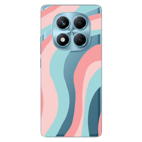 Xiaomi Redmi Note 14 Pro Colored lines Transparent Silicone TPU Θήκη