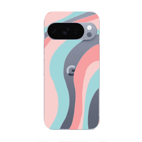 Google Pixel 10 Pro XL Colored lines Transparent Silicone TPU Θήκη