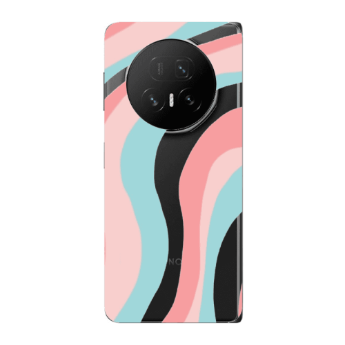 Honor Magic V5 Colored lines Transparent Silicone TPU Θήκη