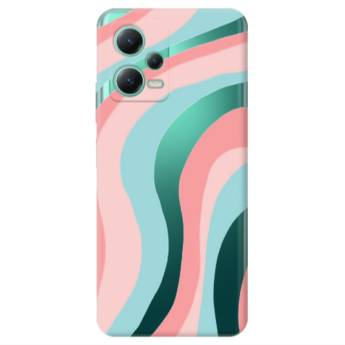 Xiaomi Redmi Note 12 Pro 5G Colored lines Transparent Silicone TPU Θήκη
