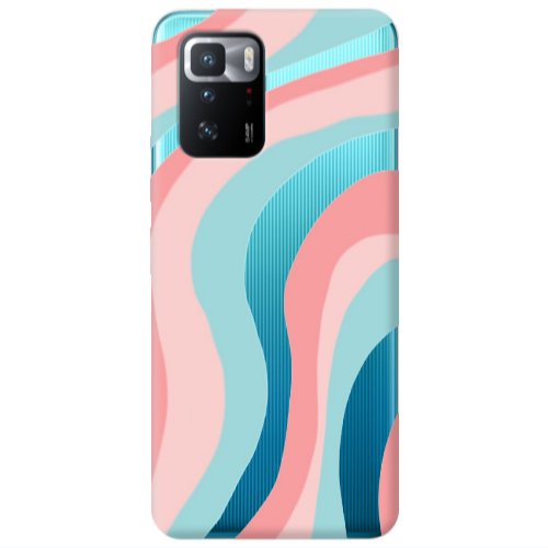 Xiaomi Poco X3 GT Colored lines Transparent Silicone TPU Θήκη