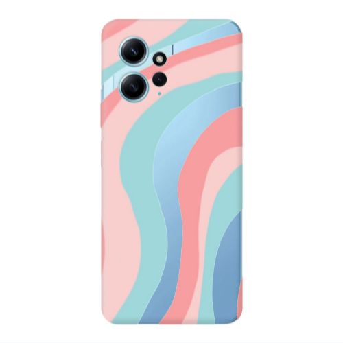 Xiaomi Redmi Note 12 4G Colored lines Transparent Silicone TPU Θήκη