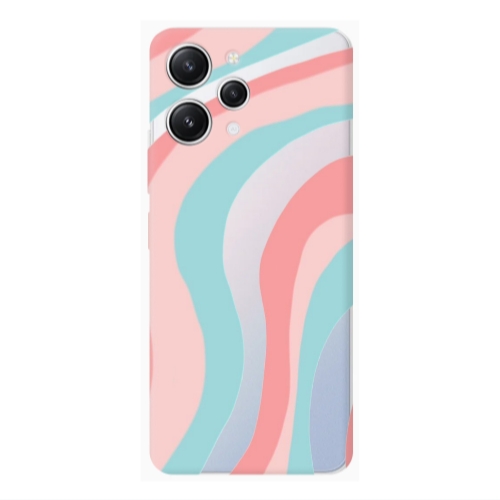 Xiaomi Redmi 12 Colored lines Transparent Silicone TPU Θήκη