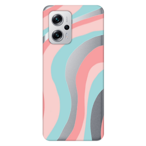 Xiaomi Poco X4 GT Colored lines Transparent Silicone TPU Θήκη