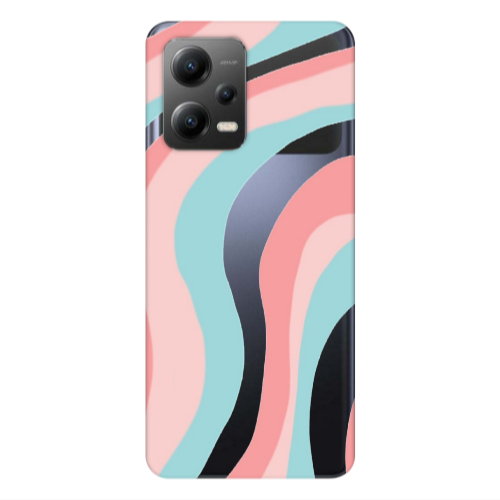 Xiaomi Poco X5 Colored lines Transparent Silicone TPU Θήκη