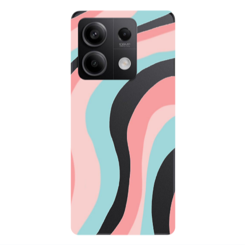 Xiaomi Redmi Note 13 5G Colored lines Transparent Silicone TPU Θήκη