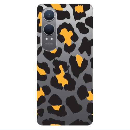 Oneplus Nord Ce 4 lite Yellow leopard Transparent Silicone TPU Θήκη
