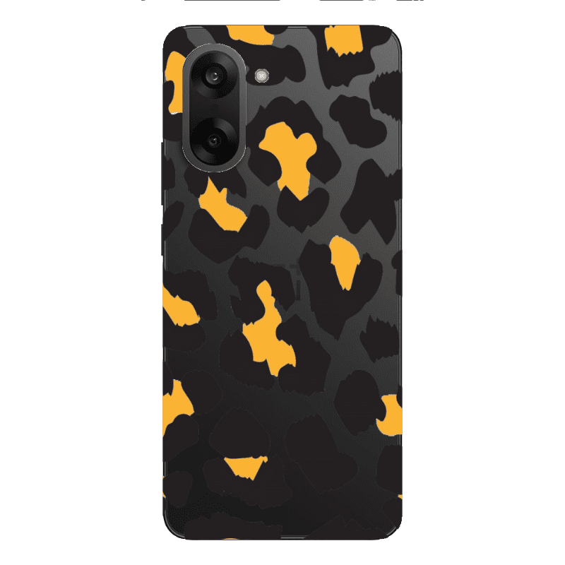 Oneplus Nord CE 5 Yellow leopard Transparent Silicone TPU Θήκη