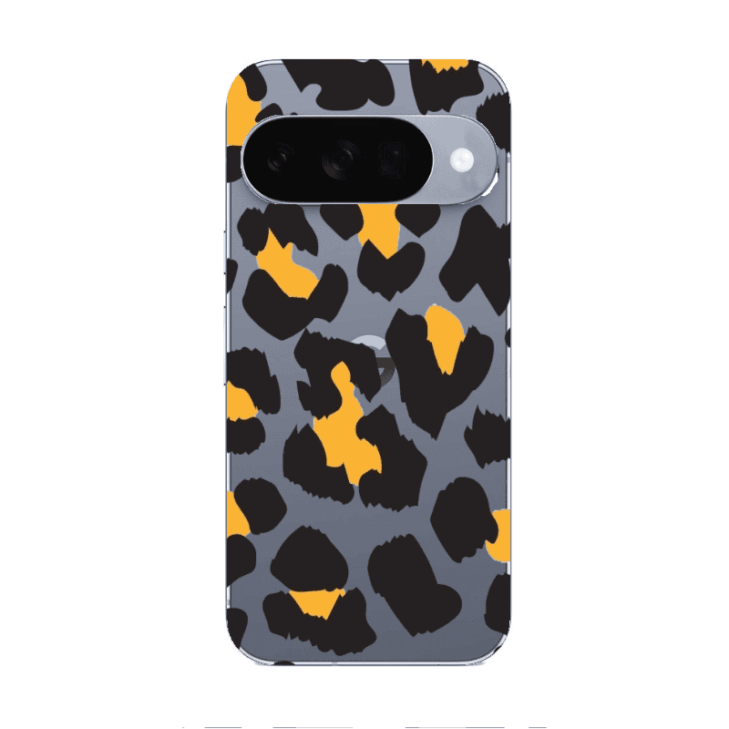Google Pixel 10 Yellow leopard Transparent Silicone TPU Θήκη