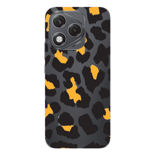 Honor 400 Lite Yellow leopard Transparent Silicone TPU Θήκη