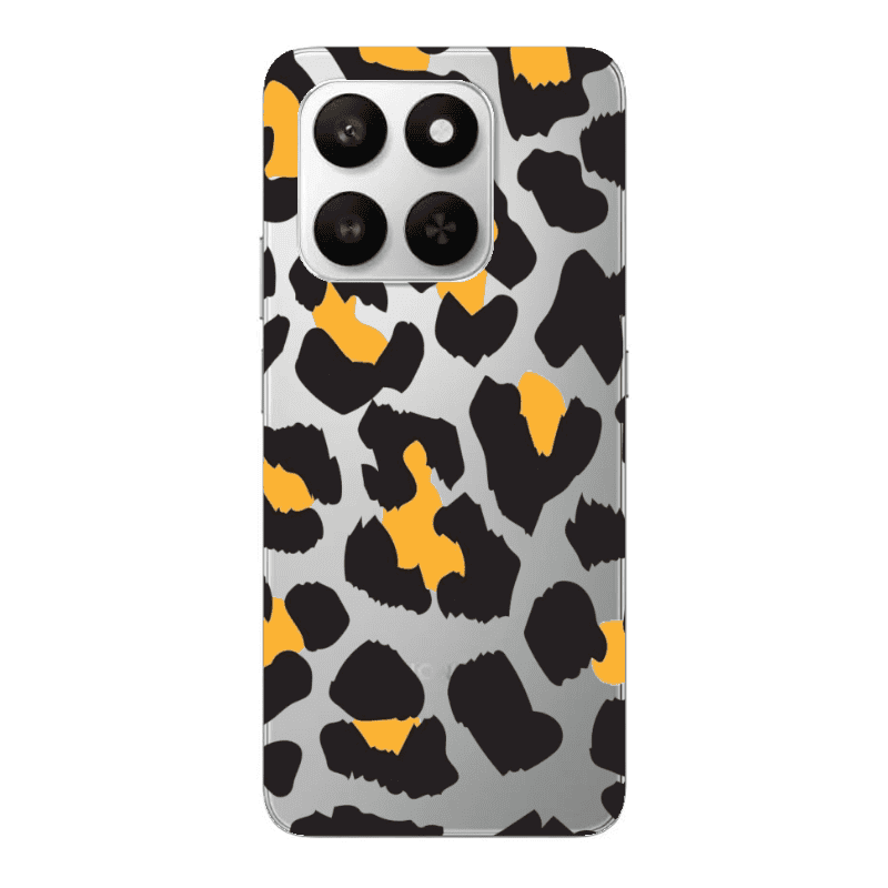 Honor Magic 400 Smart Yellow leopard Transparent Silicone TPU Θήκη