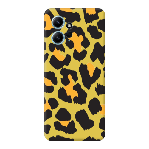 Xiaomi Redmi Note 12 4G Yellow leopard Yellow Colored Silicone TPU Θήκη