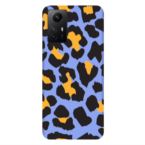 Xiaomi Redmi Note 12s Yellow leopard Light Purple Colored Silicone TPU Θήκη