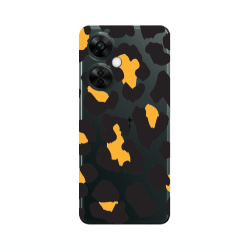 Oneplus Nord CE 3 Lite 5G Yellow leopard Transparent Silicone TPU Θήκη