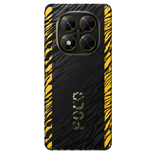 Xiaomi Poco X7 Black zebra Transparent Silicone TPU Θήκη