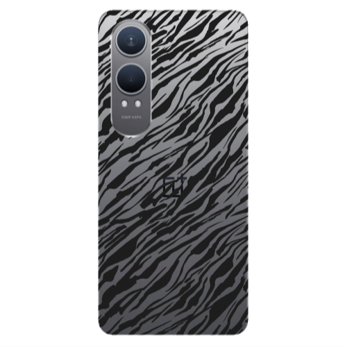 Oneplus Nord Ce 4 lite Black zebra Transparent Silicone TPU Θήκη