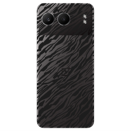 Oneplus Nord 4 Black zebra Transparent Silicone TPU Θήκη