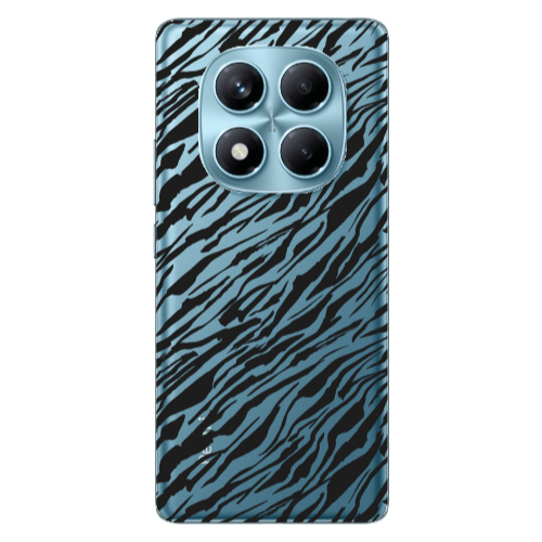 Xiaomi Redmi Note 14 Pro Black zebra Transparent Silicone TPU Θήκη