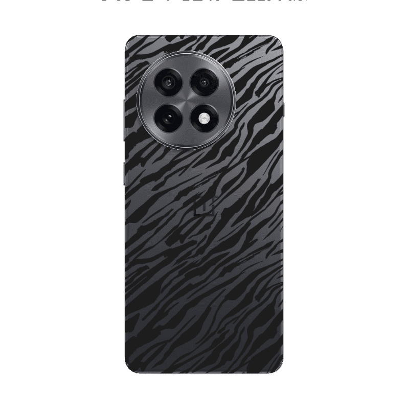 Oneplus 13 R Black zebra Transparent Silicone TPU Θήκη
