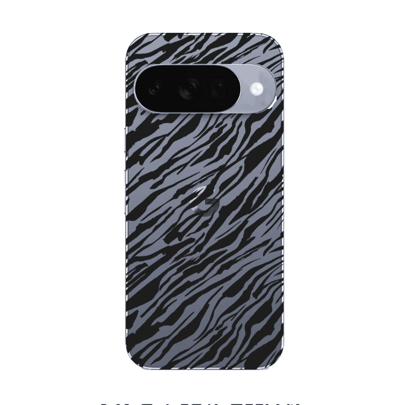 Google Pixel 10 Black zebra Transparent Silicone TPU Θήκη