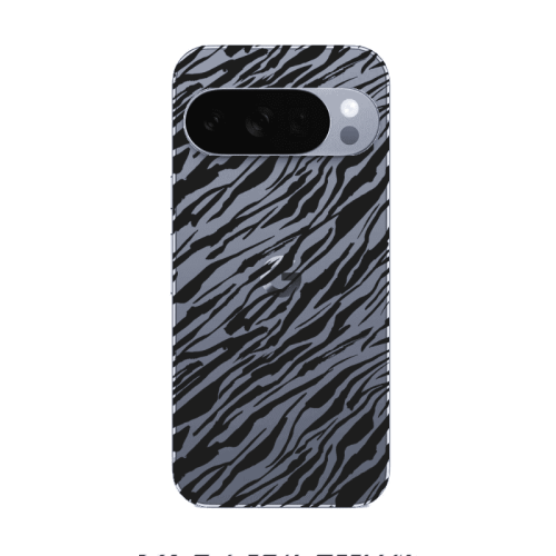 Google Pixel 10 Pro Black zebra Transparent Silicone TPU Θήκη