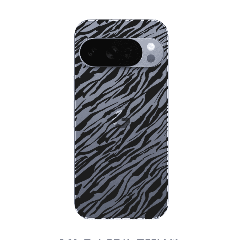 Google Pixel 10 Pro Black zebra Transparent Silicone TPU Θήκη