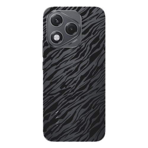 Honor 400 Lite Black zebra Transparent Silicone TPU Θήκη