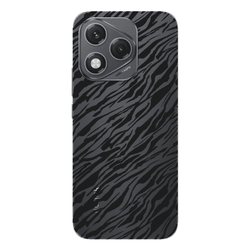 Honor 400 Lite Black zebra Transparent Silicone TPU Θήκη