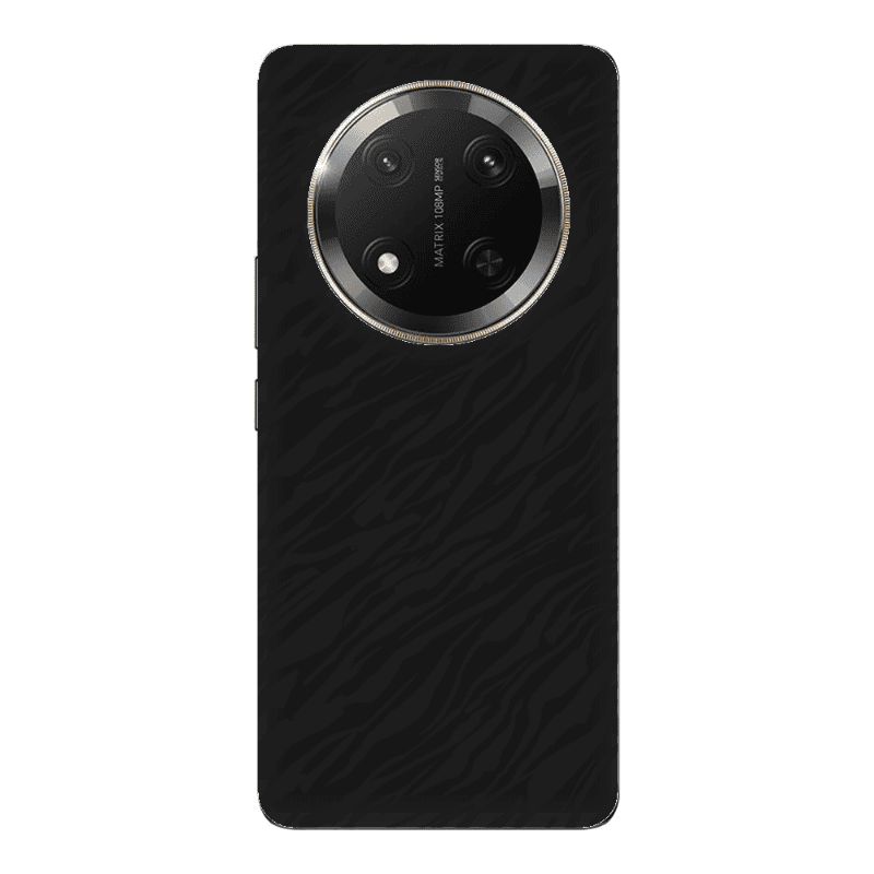 Honor Magic 7 Lite Black zebra Black Colored Silicone TPU Θήκη