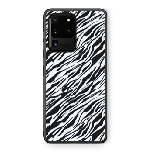 Samsung S20 Ultra Black zebra Black Glossy Θήκη