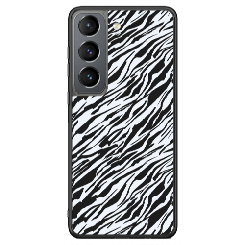 Samsung S21 Ultra Black zebra Black Glossy Θήκη