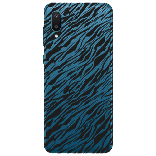 Samsung A02 Black zebra Transparent Silicone TPU Θήκη