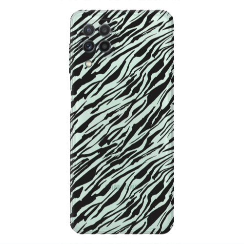 Samsung A22 4G Black zebra Transparent Silicone TPU Θήκη