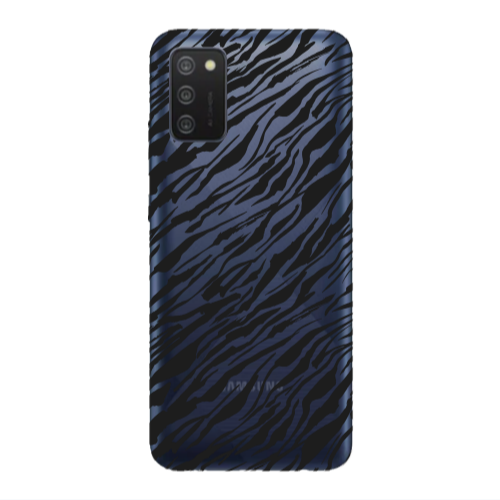 Samsung A03S Black zebra Transparent Silicone TPU Θήκη